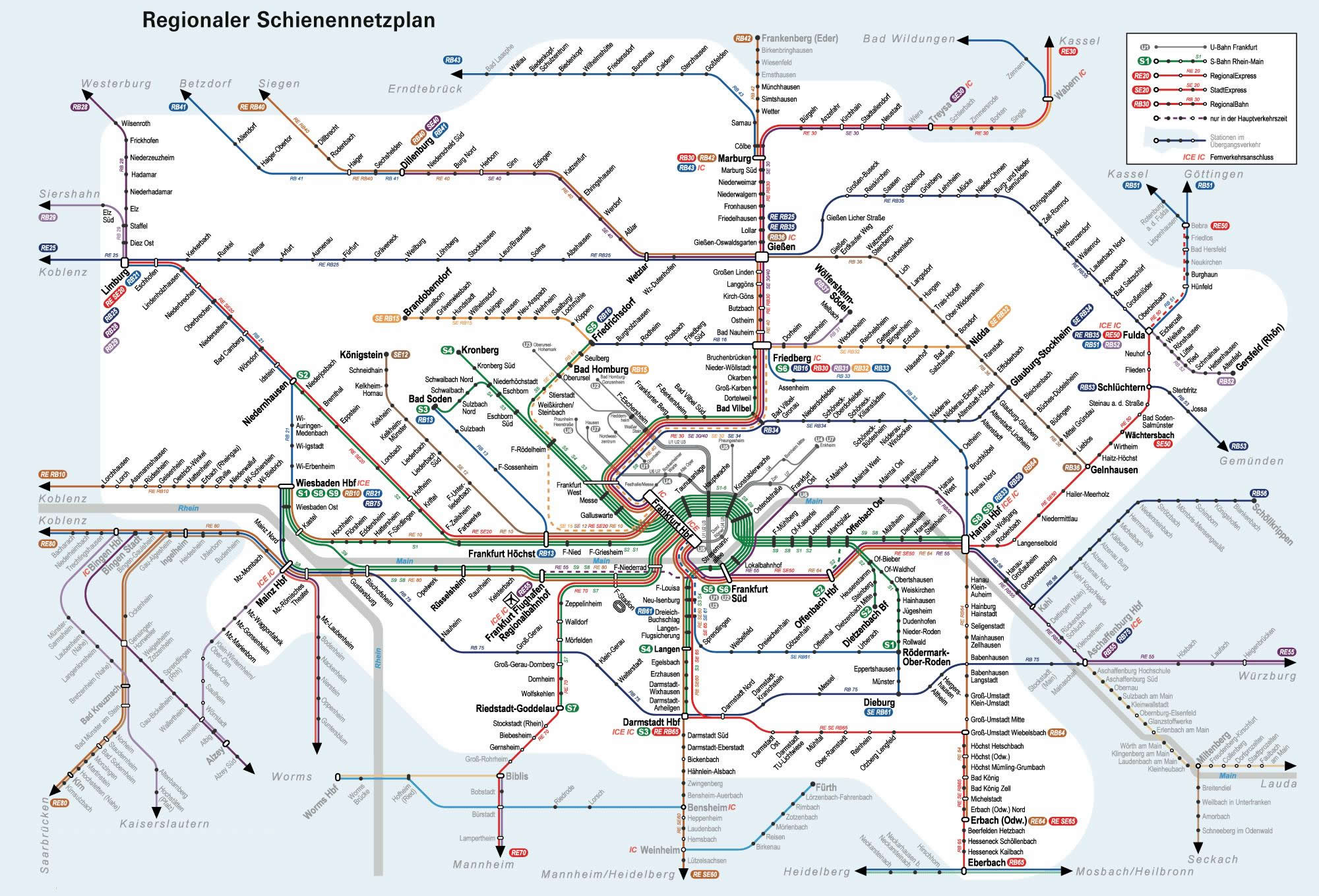 Схема метро франкфурт на майне