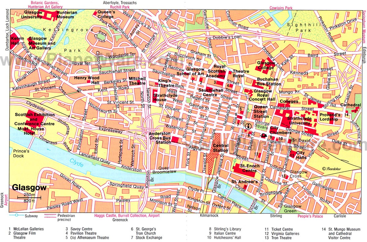 Glasgow Hop On Hop Off | Bus Tour Route Map | Combo Deals 2020