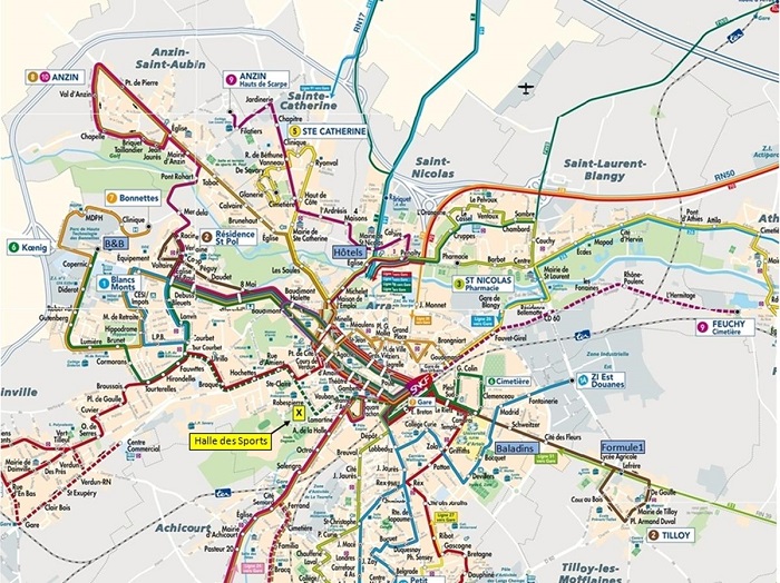 Lille Attractions Map PDF - FREE Printable Tourist Map Lille, Waking ...