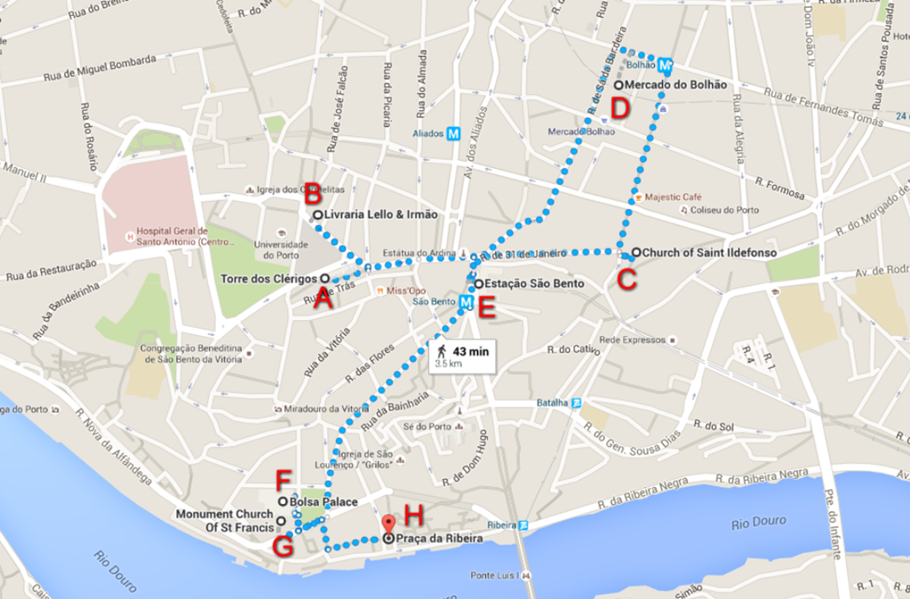 Porto Hop On Hop Off | Bus Tour Route Map | Combo Deals 2020