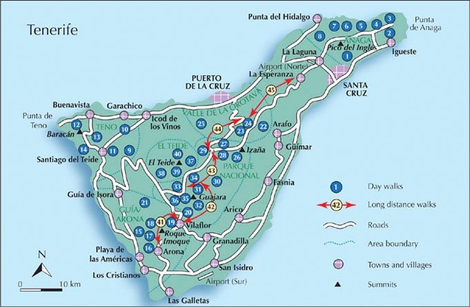 Tenerife Attractions Map PDF - FREE Printable Tourist Map Tenerife