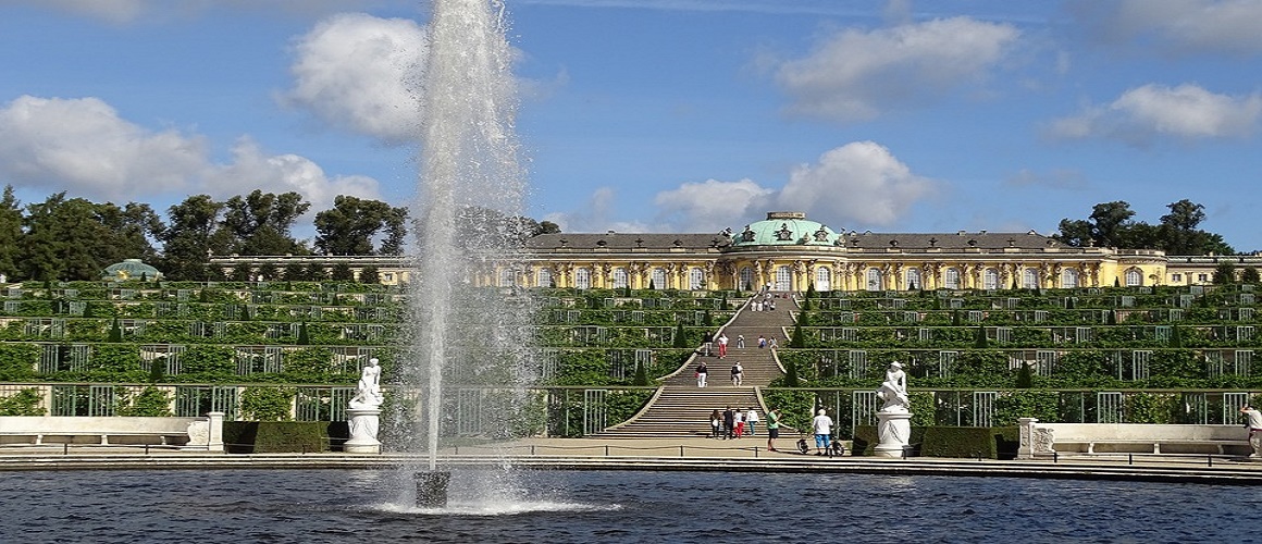 berlin. 'day trip to 'Sanccouci Park