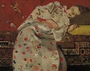 Girl in a White Kimono