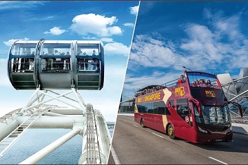 Singapore Flyer and Big Bus Hop-On Hop-Off Tour
