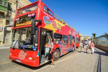 Malta Hop-On Hop-Off Bus Tour