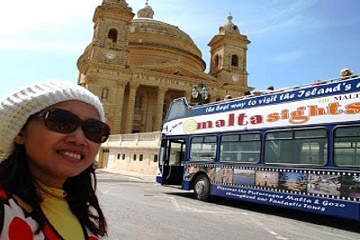 Malta's Panoramic North Hop On Hop Off Tour