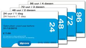 Amsterdam Public Transport Ticket Tickets