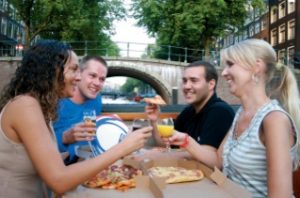 Amsterdam Evening Pizza Cruise Tour Tickets