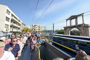 Sights Of Athens Hop On Hop Off Sightseeing Blue Bus Piraeus and Beaches Tickets