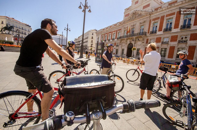Scenic Madrid City Cycling Tour Tickets