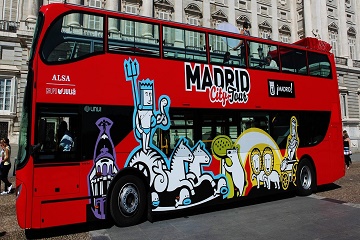 Madrid Santiago Bernabeu Stadium & Hop-on Hop-off Bus